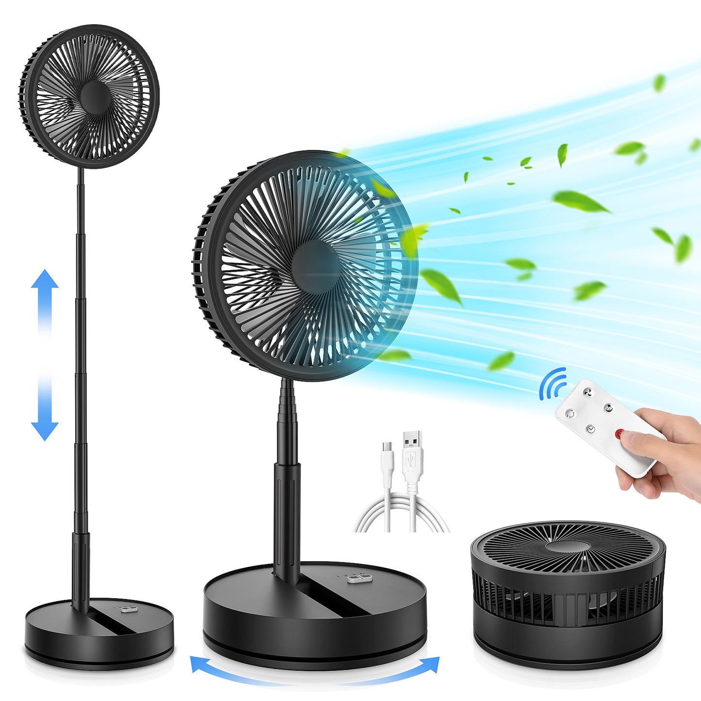 Ventilateur Expressgo 3 en 1 Rechargable